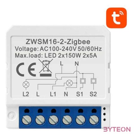 Smart Switch Module ZigBee Avatto ZWSM16-W2 TUYA