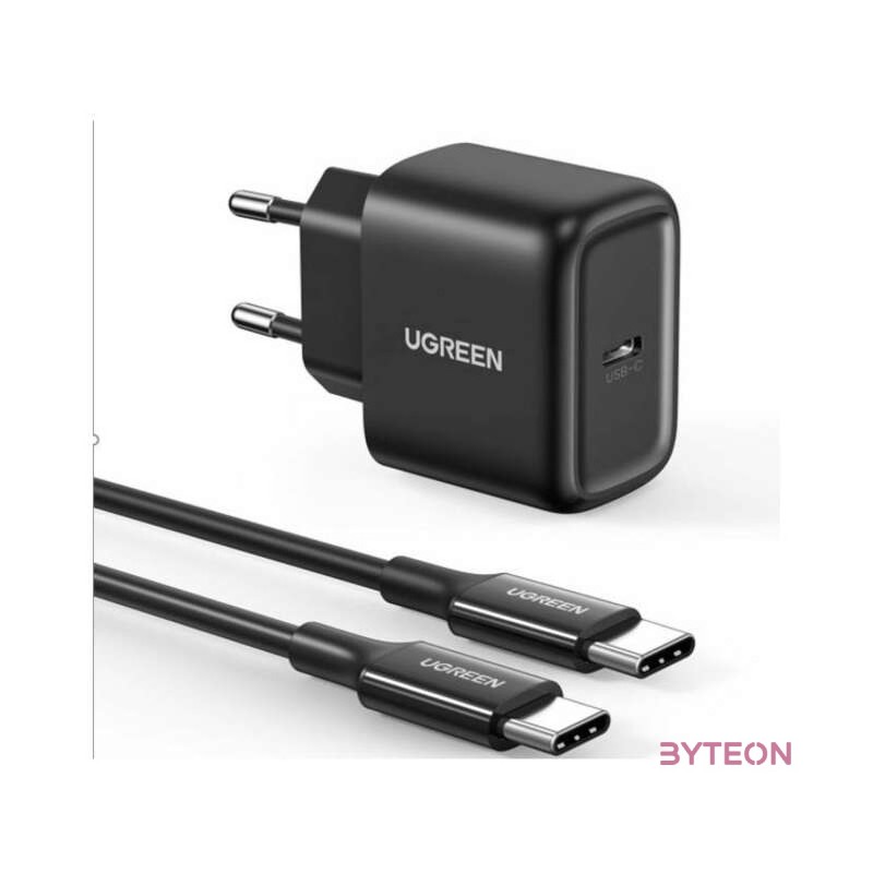 Ugreen CD250 adapter, 25W, USB-C, 2m (fekete)
