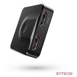 UGREEN 2 az 1-ben HDMI 2.0 kapcsoló 20cm (fekete)