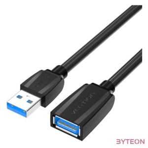 Extension Cable USB 3.0, male USB to female USB, Vention 1m (Black)