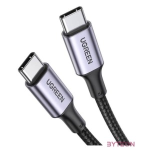 UGREEN US316 Type C to Type C Cable, 100W, 1m (fekete)