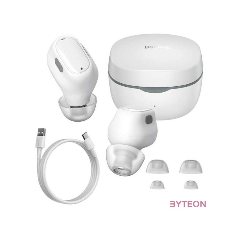 Earphones TWS  Baseus Bowie WM01 (white)