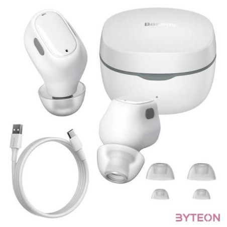 Earphones TWS  Baseus Bowie WM01 (white)