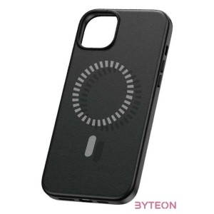 Magnetic Phone Case for iPhone 15 ProMax Baseus Fauxther Series (Black)