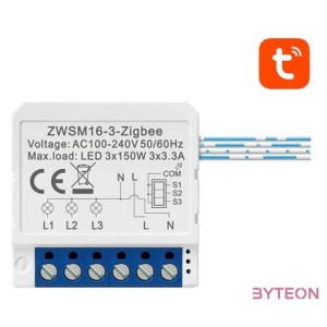 Smart Switch Module ZigBee Avatto ZWSM16-W3 TUYA