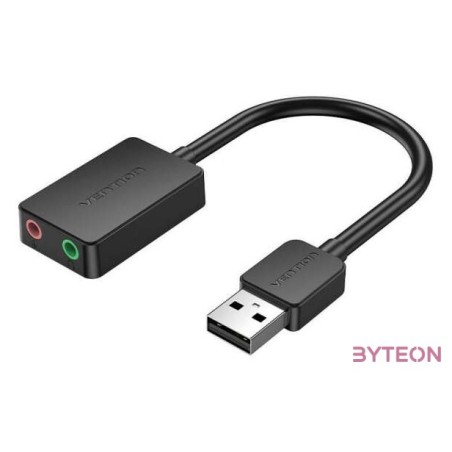 External sound card USB 2.0 Vention CDYB0 2-port 0.15m