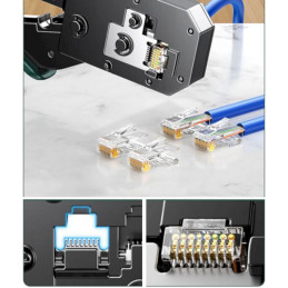 UGREEN NW136 Ethernet krimpelő fogó csatlakozóhoz (fekete/zöld)