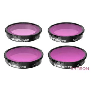 Set of 4 filters ND4ND8ND16ND32 Sunnylife for Insta360 GO 3,2