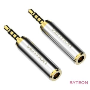 audio adapter, Vention VAB-S02, 3.5mm (female) to mini jack 2.5mm (male), (gold)