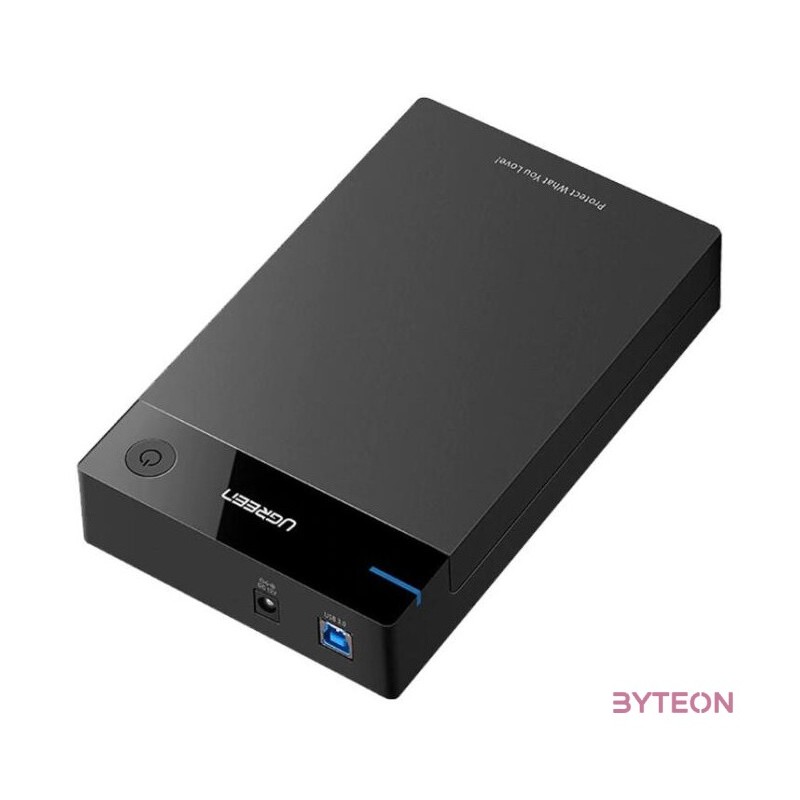 UGREEN Külső 3.5 SATA USB 3.0 HDD ház (fekete)