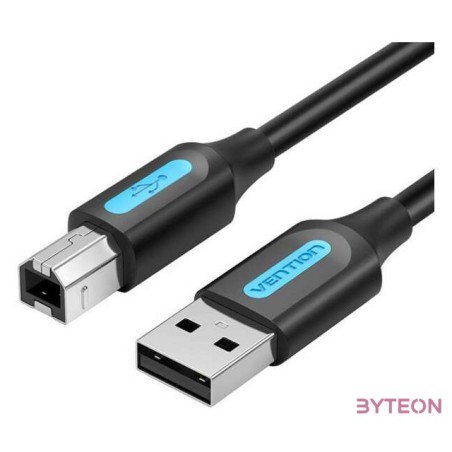 Cable USB 2.0 A to B Vention COQBG 1.5m (black)