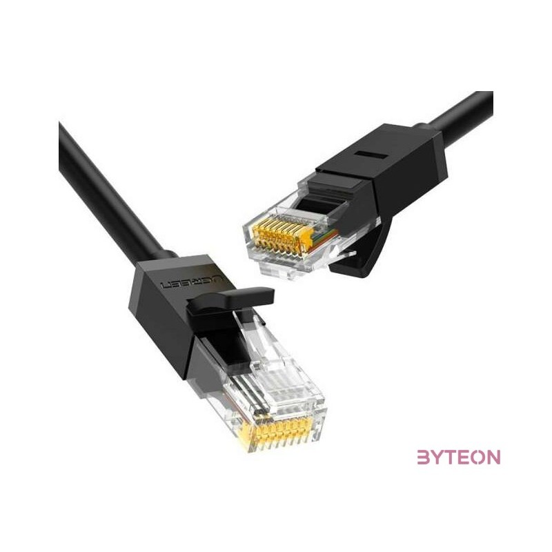 UGREEN Ethernet RJ45 hálózati kábel, Cat.6, UTP, 2m (fekete)