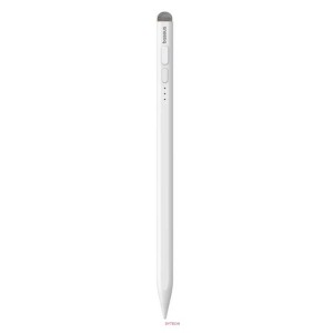 Active stylus Baseus Smooth Writing Series with wireless and cabled charging (White)