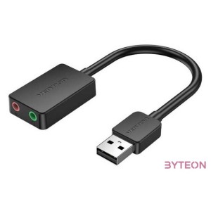 External sound card USB 2.0 Vention CDYB0 2-port 0.15m