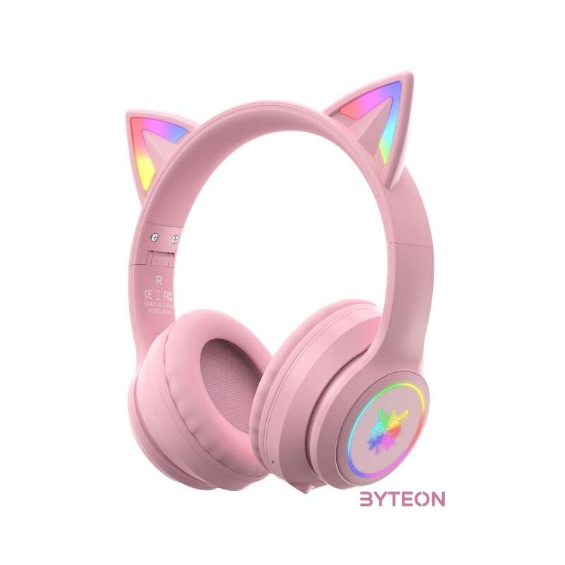 Gaming headphones ONIKUMA B90 Pink