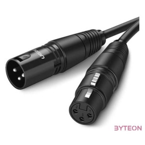 UGREEN AV130 XLR anya-duga XLR kábel - 10 m (fekete)