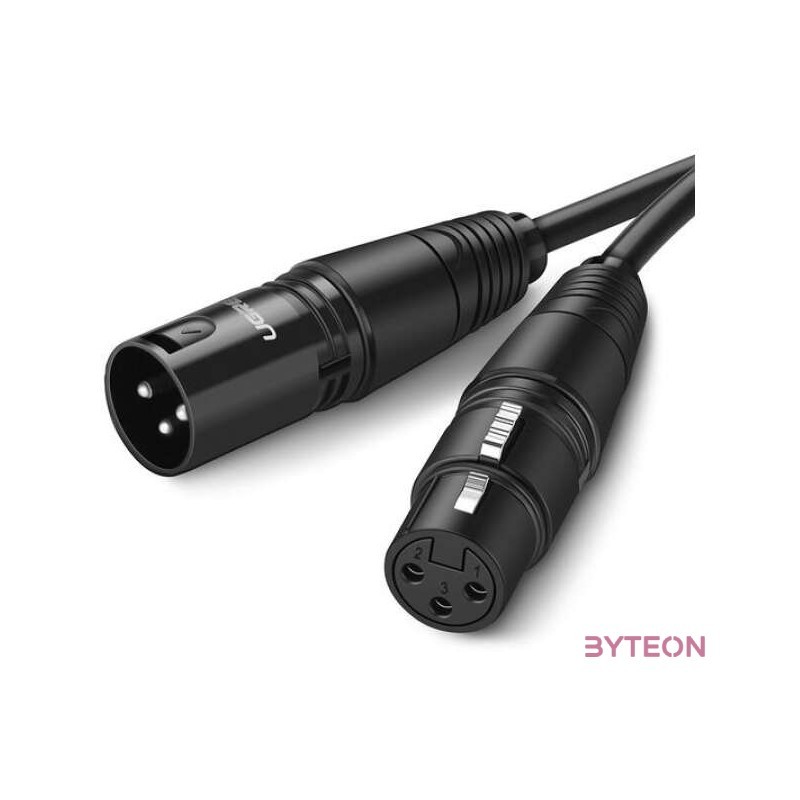 UGREEN AV130 XLR anya-duga XLR kábel - 10 m (fekete)