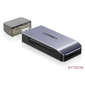 UGREEN 4 az 1-ben USB adapter  SD  microSD kártyaolvasó (ezüst)