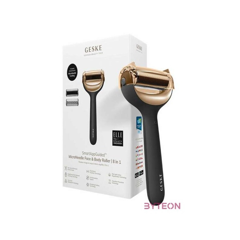 Geske 8 az 1-ben Okos mikrotűs arc- és test henger (fekete)