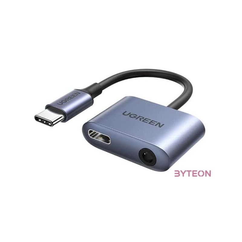 UGREEN CM231 Audioadapter USB-C - mini jack 3.5mm (szürke)