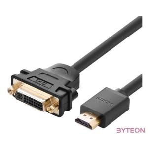 Adapter UGREEN HDMI male to VGA female, 22cm (black)
