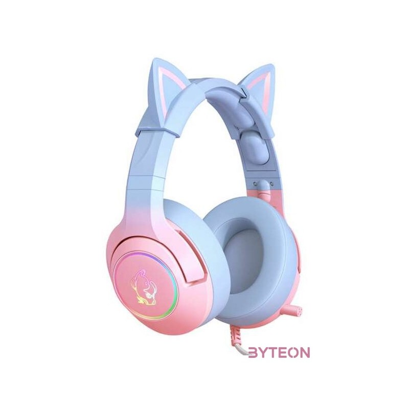 Gaming headphones ONIKUMA K9 Pink,Blue