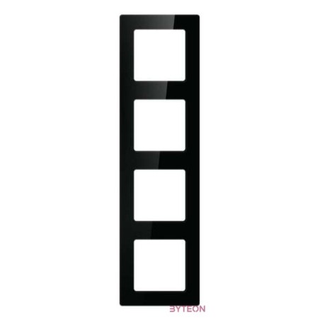 Quadruple frame socket Avatto N-TS10-Frame-B4 (black)