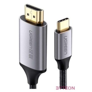 UGREEN 4K UHD 1,5 m-es USB-C-HDMI kábel (fekete)