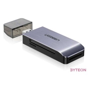 UGREEN 4 az 1-ben USB adapter  SD  microSD kártyaolvasó (ezüst)