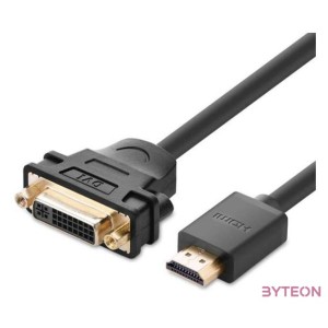Adapter UGREEN HDMI male to VGA female, 22cm (black)