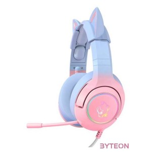 Gaming headphones ONIKUMA K9 Pink,Blue