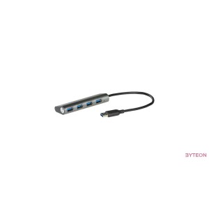 HUB i-tec Charging 4 port [USB3.0, Külső táp] - Metal
