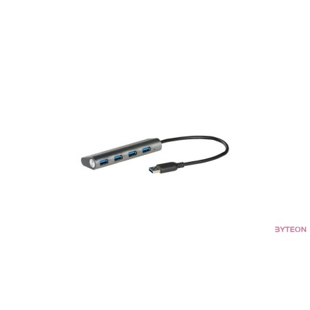HUB i-tec Charging 4 port [USB3.0, Külső táp] - Metal