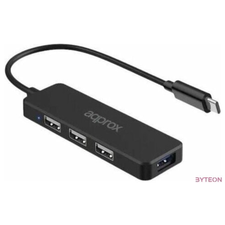USB Hub 4portos Approx APPC48v2 Type-C (3xUSB2.0 1xUSB3.0)