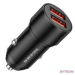 Autós töltő 2xUSB aljzattal 12W Borofone BZ19
