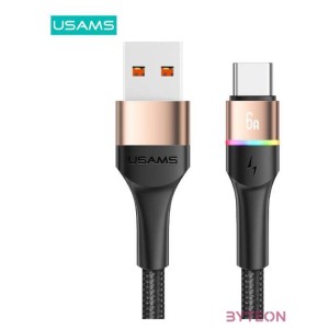 USB töltőkábel A-C 1,2m Usams arany SJ536USB02