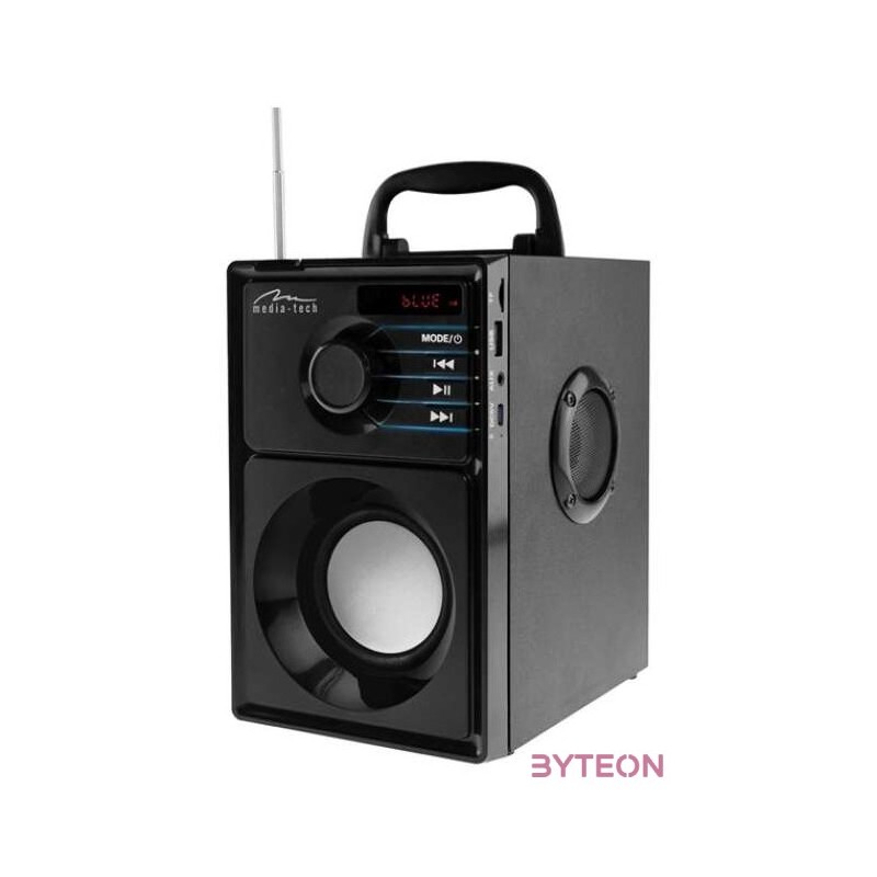 Media-Tech Boombox Silver Bluetooth hangszóró MT3179