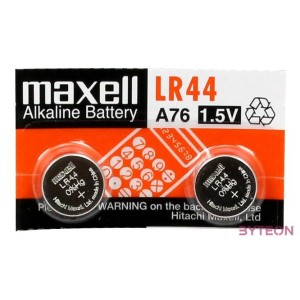 Maxell LR44 2db-os alkáli elem