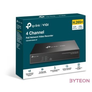 TP-LINK VIGI NVR1004H-4P video felvevő