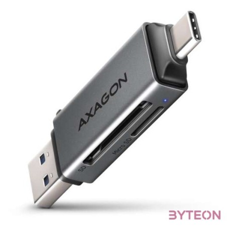 Axagon CRE-DAC Mobil USB 3.2 Gen 1 USB-C  USB-A SD,microSD mini kártyaolvasó