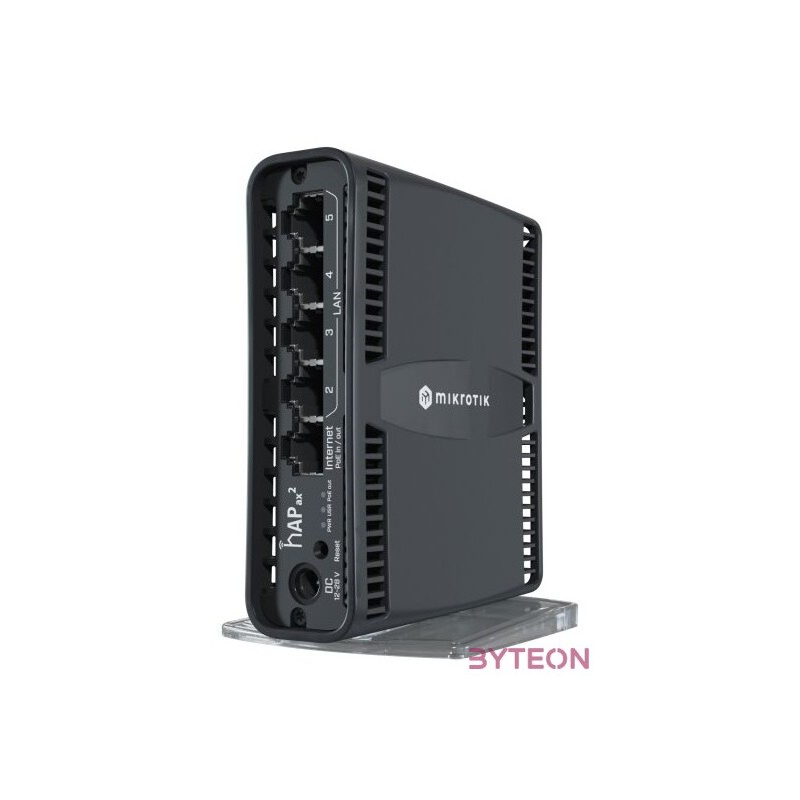 MikroTik hAP ax2 C52IG-5HAXD2HAXD-TC 5xGbE LAN 802.11ax Wi-Fi 6 Dual Band Vezeték nélküli router