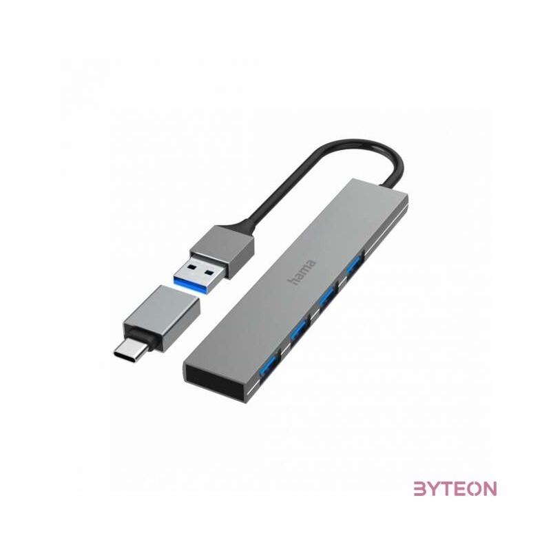 Hama 200141 4xUSB USB HUB  Type-C OTG adapter