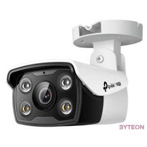TP-Link VIGI C340 ,4MP,6mm,kültéri,H265,IR30m,SD,Smart Detection,kétirányú hang,Full-Color IP csőkamera