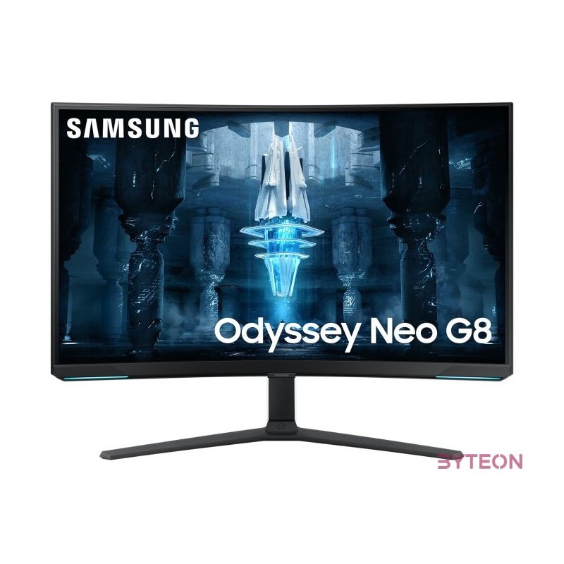 Samsung 32 LS32BG850NPXEN UHD 240Hz HDMI,DP ívelt kijelzős gamer monitor