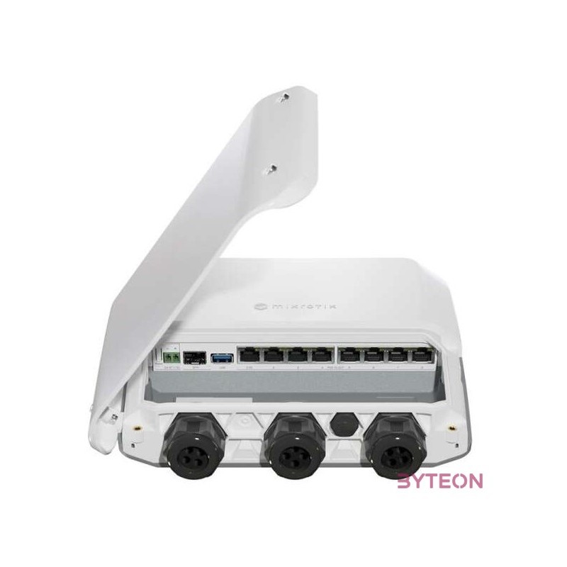 MikroTik RB5009UPrSOUT 1x2.5GbE PoE LAN 7xGbE PoE LAN 1xSFP port IP66 kültéri Smart router