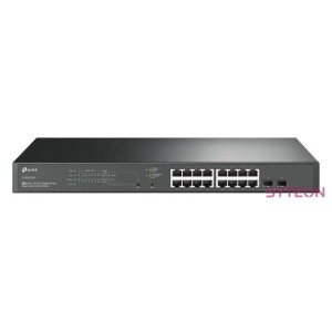 TP-Link TL-SG2218P JetStream 16xGbE PoE LAN, 2xGbE SFP port smart menedzselhető PoE switch