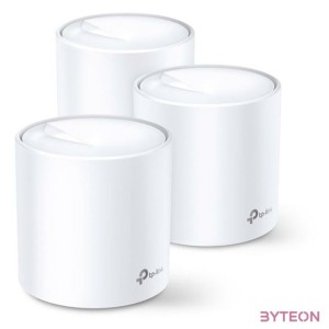 TP-Link DECO X60 AX3000 Whole Home Mesh Wi-Fi 6 802.11ax vezeték nélküli rendszer (3db-os)