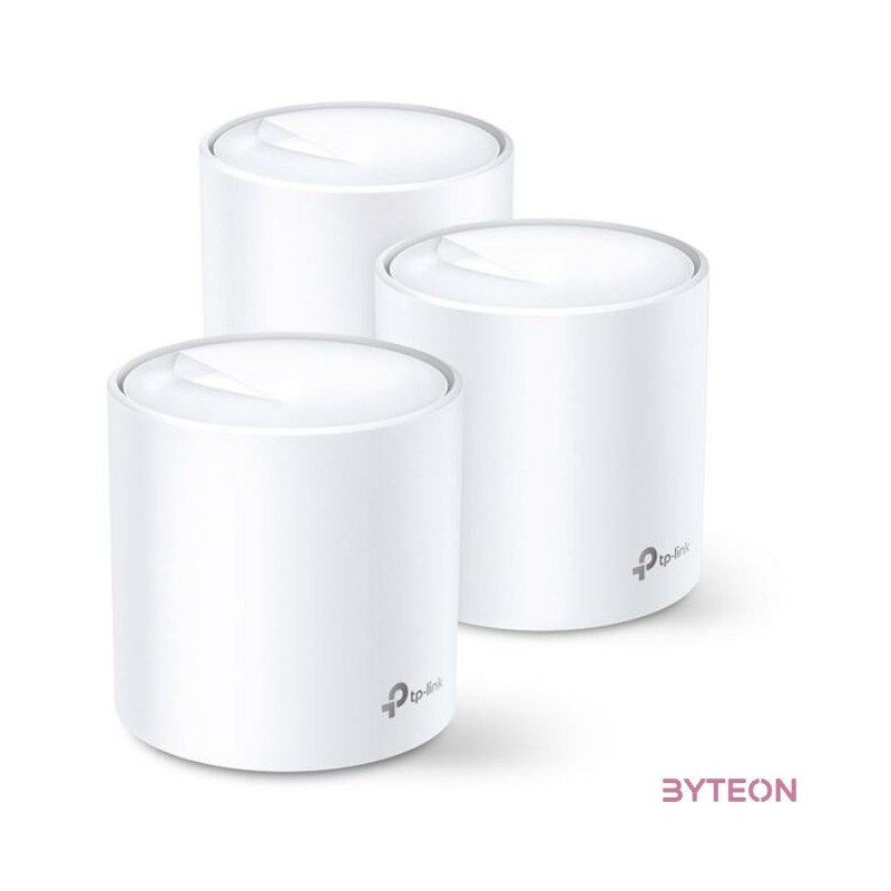 TP-Link DECO X60 AX3000 Whole Home Mesh Wi-Fi 6 802.11ax vezeték nélküli rendszer (3db-os)