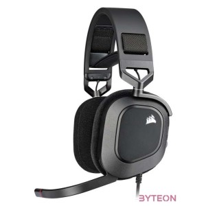 Corsair HS80 RGB USB 7.1 fekete gamer headset