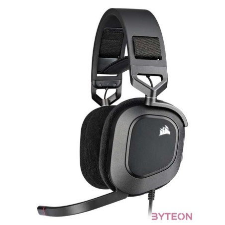 Corsair HS80 RGB USB 7.1 fekete gamer headset